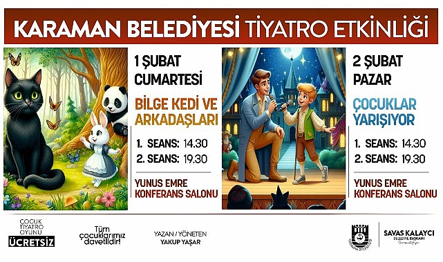 Karaman Belediyesi, her yıl olduğu gibi bu yarıyıl tatilinde de