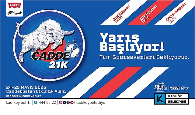 Kadıköy Belediyesi’nin bu yıl dördüncü kez düzenlediği Cadde 10K, Cadde