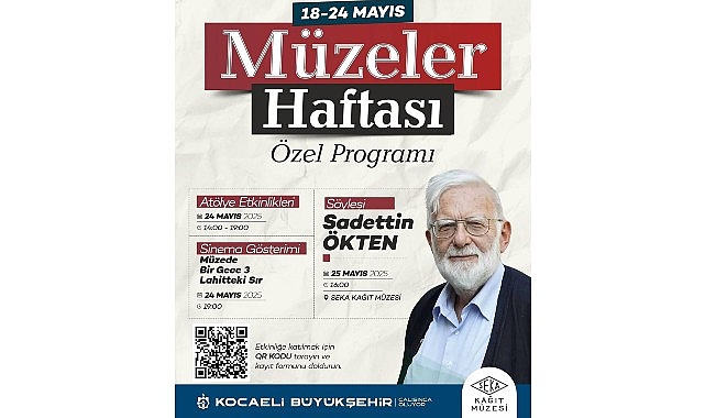Büyükşehir Belediyesi’nin bünyesinde faaliyet gösteren SEKA Kâğıt Müzesi, Müzeler Haftası