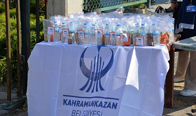 Kahramankazan'da öğrenciler Yükseköğretim Kurumları Sınavı (YKS) heyecanı yaşadı.