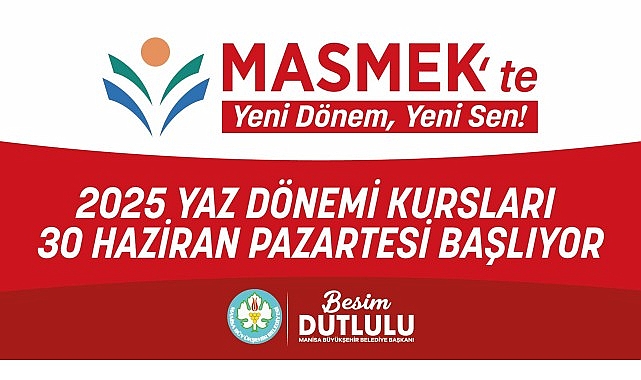 Manisa Büyükşehir Belediyesi Sanat ve Meslek Eğitimi Kursları (MASMEK), yaz