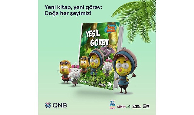Geçtiğimiz sömestr tatilinde büyük ilgi gören “Dostumuz Doğa” kitabının ardından gelen “Yeşil Görev”,