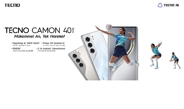 Serinin güçlü üyeleri CAMON 40 Pro 5G, KDV dahil 19.