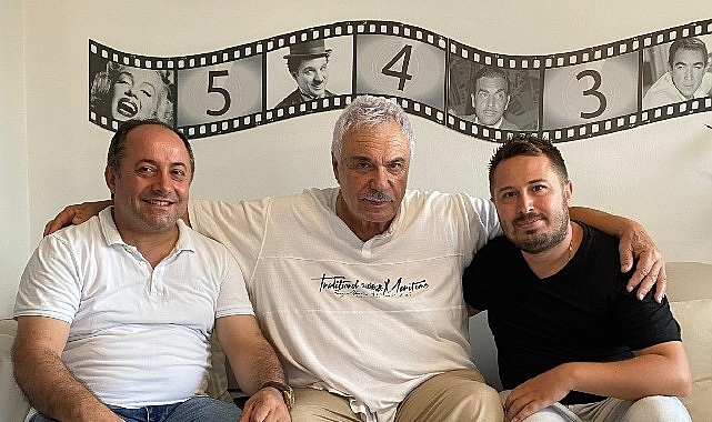 Türk sinemasının efsane ismi Halil Ergün, yapımcı İhsan Taş ve