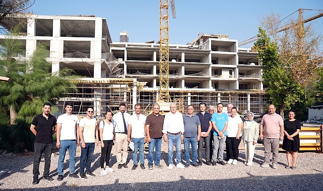 Ege Üniversitesinde kısa süre önce temeli atılan yeni teknopark binasında