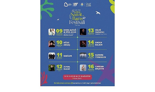 Gömeç Belediyesi tarafından geleneksel hale getirilen Zeytin Dalı Kültür, Sanat