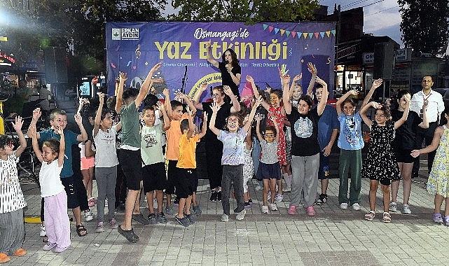 Osmangazi Belediyesi’nin yaz aylarına özel olarak başlattığı “Osmangazi’de Yaz Etkinliği”