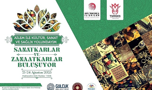 Gölcük Belediyesi, 21-24 Ağustos tarihlerinde düzenleyeceği etkinlikle sanatkar ve zanaatkarları