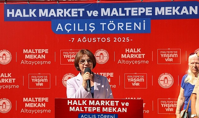 Maltepe’nin ikinci Halk Marketi olan Halk Market Altayçeşme ve vatandaşlara