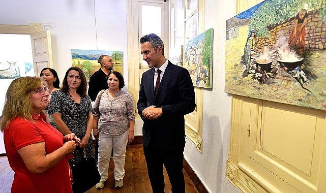 Bornova Belediyesi’nin kültür-sanat etkinlikleri kapsamında, sanatçı Nadire Aydın’ın “Anadolu’dan” isimli