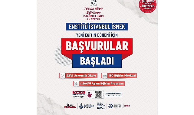 Enstitü İstanbul İSMEK’in eğitimlerinden yararlanmak isteyen İstanbulluların sabırsızlıkla beklediği gün