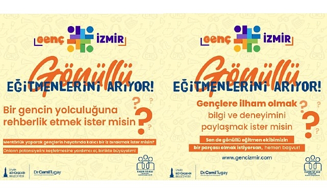 İzmir Büyükşehir Belediyesi çatısı altında faaliyet gösteren Genç İzmir, gönüllü