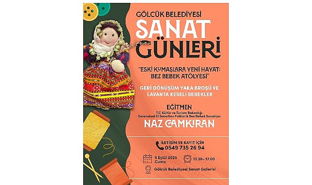 Gölcük Belediyesi sanat günleri etkinlikleri kapsamında 5 Eylül Cuma günü