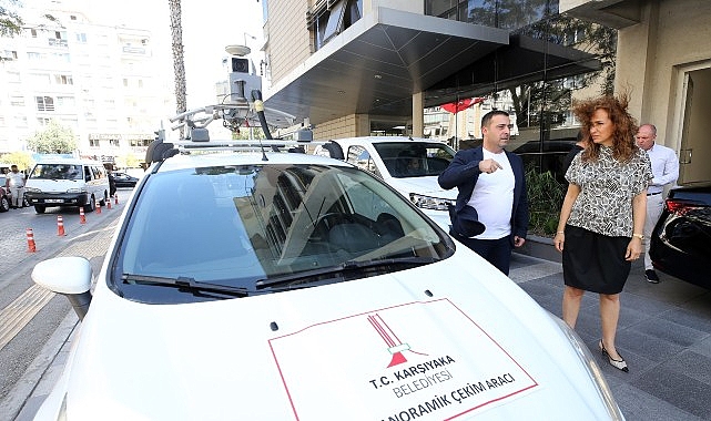 Karşıyaka Belediyesi, ilçedeki tüm cadde ve sokakların 360 derece panoramik
