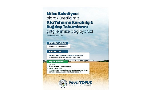 Milas Belediyesi sürdürülebilir kırsal kalkınma anlayışı ile projeler üretmeye ve