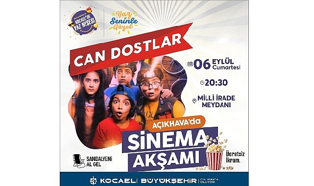 Kocaeli Büyükşehir Belediyesi, “Yaz Neşesi Etkinlikleri” kapsamında düzenlediği açık hava