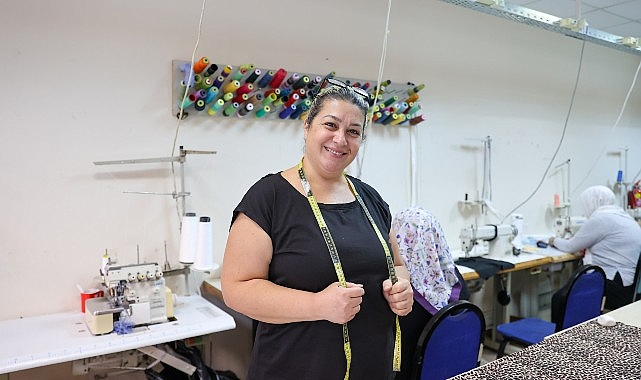 Kadınları üretime yönlendirmek için çalışmalar gerçekleştiren Buca Belediyesi’nin bu amaçla