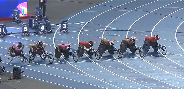 Bağcılar Belediyesi Para Atletizm Milli sporcuları Hamide Doğangün ile Zübeyde