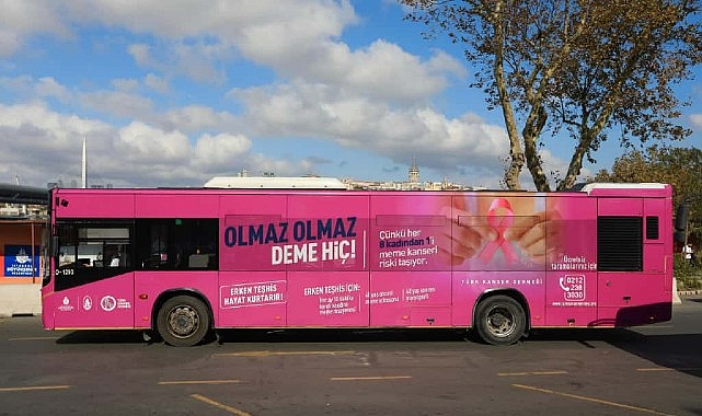 İBB bağlı kuruluşlarından İETT, “Meme Kanseri Bilinçlendirme ve Farkındalık Ayı”