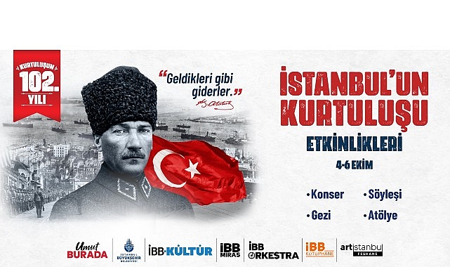 İBB, işgal kuvvetlerinin geldikleri gibi gittiği 6 Ekim’in 102.
