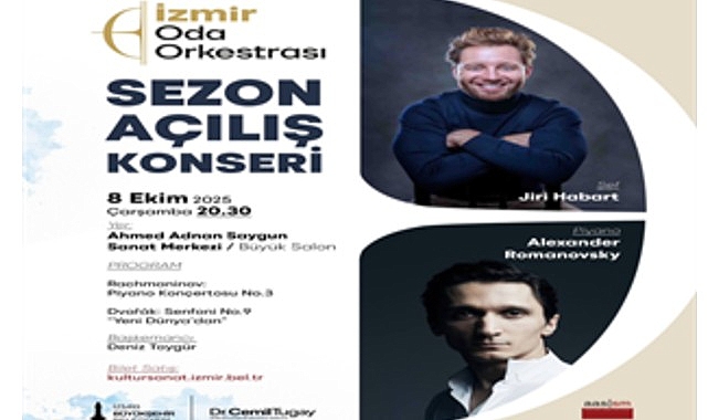 İzmir Büyükşehir Belediyesi’ne bağlı İzmir Oda Orkestrası 2025-2026 konser sezonunu 8 Ekim