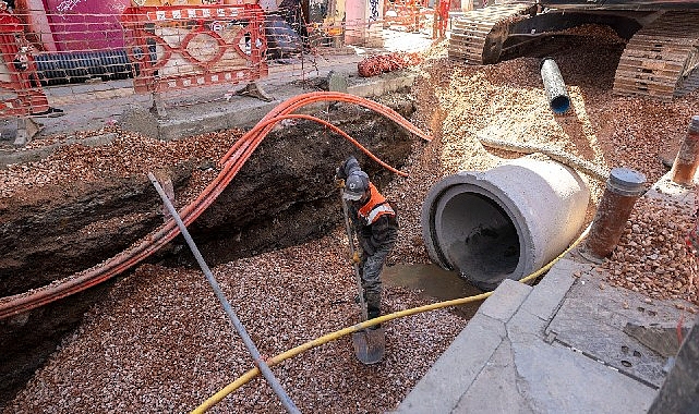 İZSU Genel Müdürlüğü Alsancak, Kültür ve Mimar Sinan mahallelerinde uzun