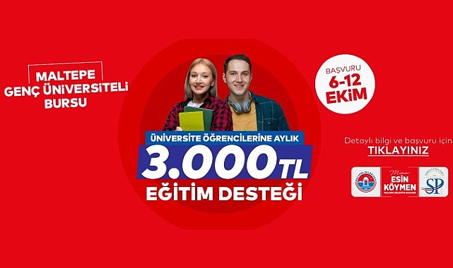 Maltepe Belediyesi’nce üniversite öğrencilerine yönelik “Maltepe Genç Üniversiteli Bursu” adlı