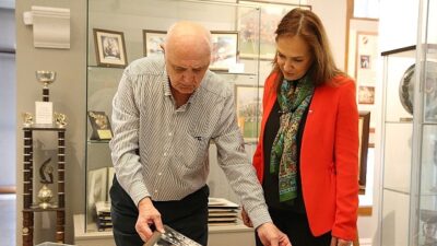 Karşıyaka Belediye Başkanı Yıldız Ünsal, İzmir’in ilk Türk spor kulübü