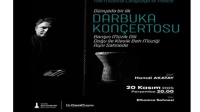 Doğu’nun ritimleri ve Batı’nın klasik müziği aynı sahnede buluşuyor.