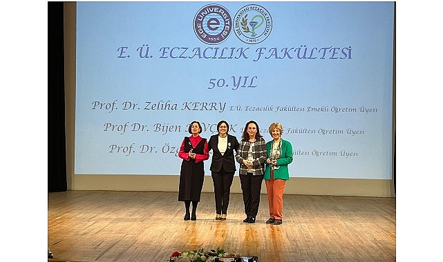 Ege Üniversitesi (EÜ) Eczacılık Fakültesi kuruluşunun ellinci yıl dönümünü coşkulu