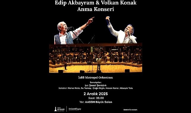 İzmir Büyükşehir Belediyesi, Türk müziğinin iki usta ismi Volkan Konak