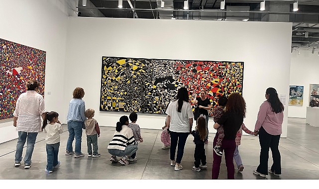 Maltepeli anneler ve çocukları İstanbul Modern’de sanat eğitimine katıldı 