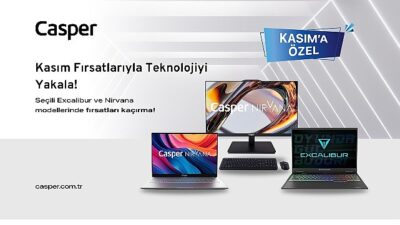 Yenilikçi teknolojileri ve güçlü tasarımıyla dikkat çeken Casper, geniş ürün gamındaki