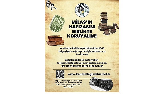Milas Belediyesi, kentimizin belleğine ışık tutacak önemli bir projeyi hayata