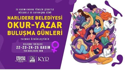 Narlıdere Belediyesi’nin 25 Kasım Kadına Yönelik Şiddete Karşı Uluslararası Mücadele