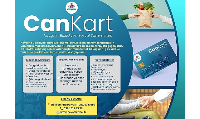 Nevşehir Belediyesi ekonomik zorluk yaşayan hemşehrilerimizin yanında olmak amacıyla Sosyal