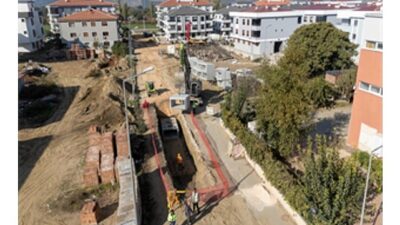 180 milyon liralık altyapı yatırımı başladı İzmir Büyükşehir Belediyesi İZSU Genel Müdürlüğü, Tire’de taşkın ve koku