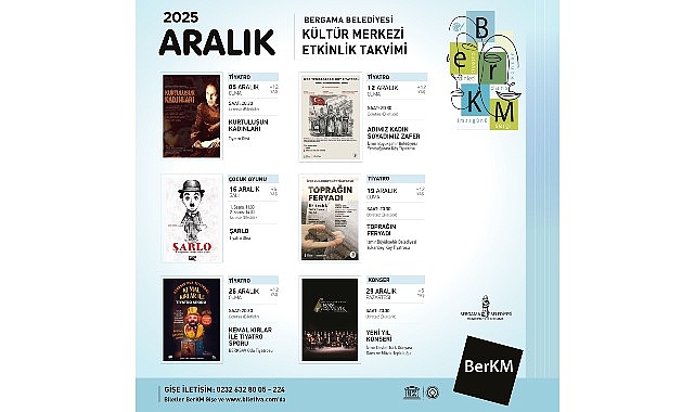 Bergama Belediyesi, Bergama Kültür Merkezi çatısı altında Aralık ayı boyunca