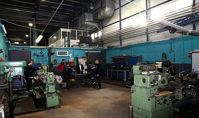 Kocaeli Büyükşehir Belediyesi bünyesinde yer alan “Makine İkmal Atölyesi”, iş