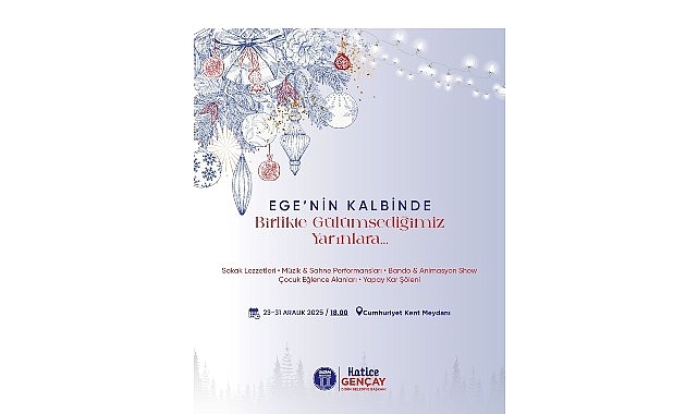 Didim, yeni yıla sayılı günler kala renkli ve coşku dolu