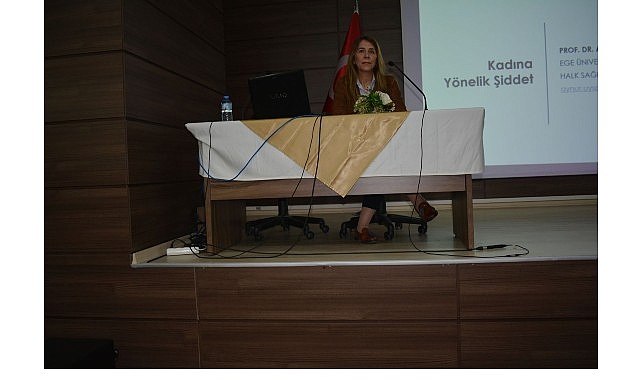 Ege Üniversitesinde (EÜ) Kadına Yönelik Şiddete Karşı Uluslararası Mücadele Günü