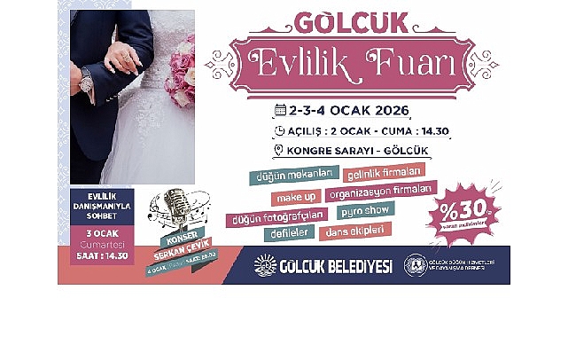 Gölcük Belediyesi tarafından organize edilen ve evlilik hazırlığındaki çiftler için