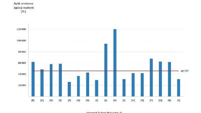 Aylık ortalama işgücü maliyeti 45 bin 777 TL oldu  