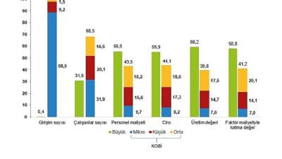 Küçük ve Orta Büyüklükteki Girişim (KOBİ) istatistikleri; Yıllık Sanayi ve