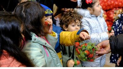 Kocaeli Büyükşehir Belediyesi Lokomotif Çocuk Köyü’nde eğitim gören minikler, “Yerli
