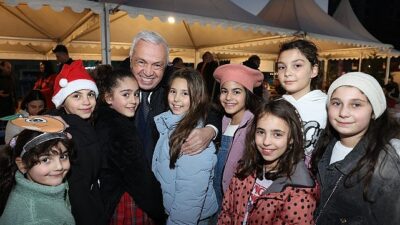 Nilüfer Belediyesi’nin yeni yıl heyecanını birlikte her yaş grubundan vatandaş