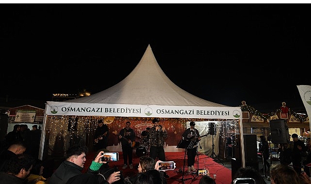 Osmangazi Belediyesi, Yeni Yıl Festivali etkinlikleri kapsamında vatandaşları bir kez