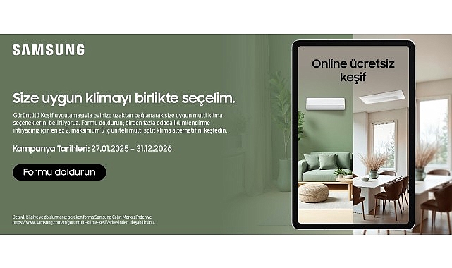 Samsung’un yapay zekâ destekli iklimlendirme çözümleri konforu, verimliliği ve kolaylığı