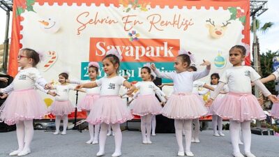 Yenişehir Belediyesi'nin Saya Park AVM iş birliğiyle düzenlediği Yılbaşı Festivali,