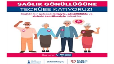 İzmir Büyükşehir Belediyesi, Sağlık Gönüllüleri Projesi kapsamında 60 yaş ve